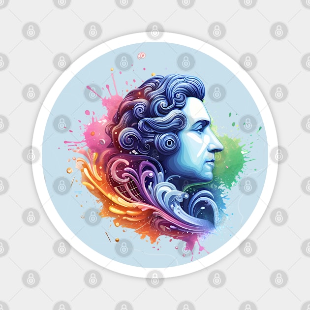 vivaldi colorful Magnet by TaevasDesign